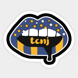 TCNJ Lips Sticker